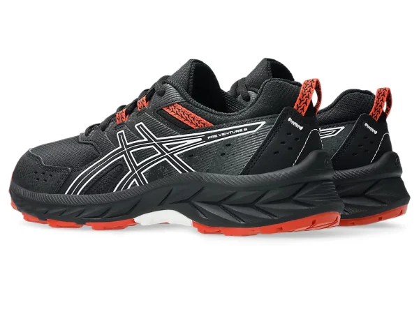 Asics Pre Venture 9 GS - Black White - Image 4
