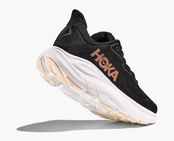 Hoka Clifton 10 - Black / Rose Gold - Image 4
