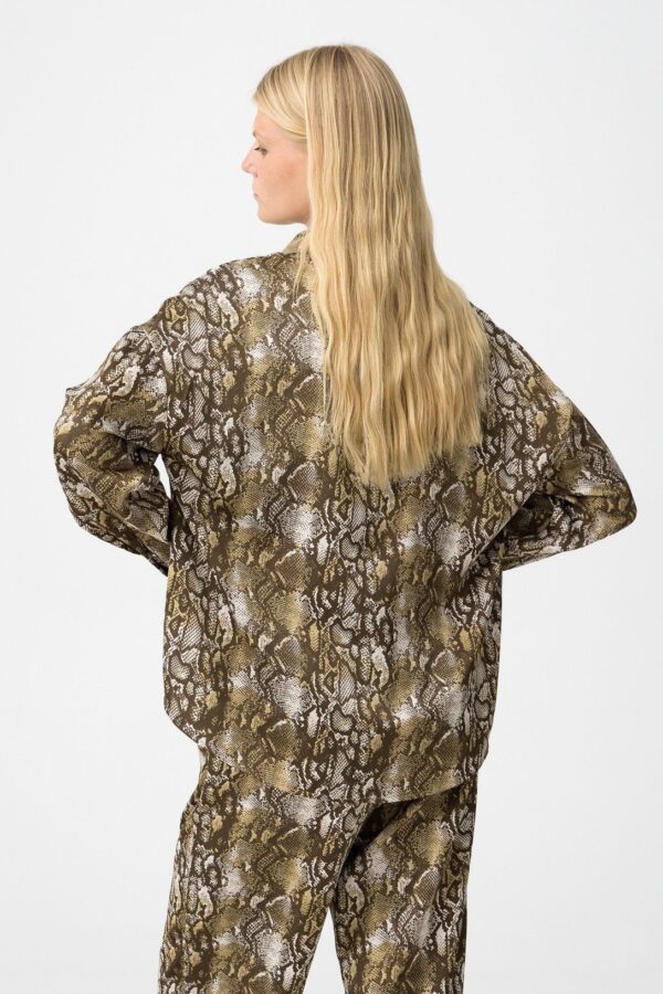 Tiffosi Dalini Snake Print Blouse - Image 3