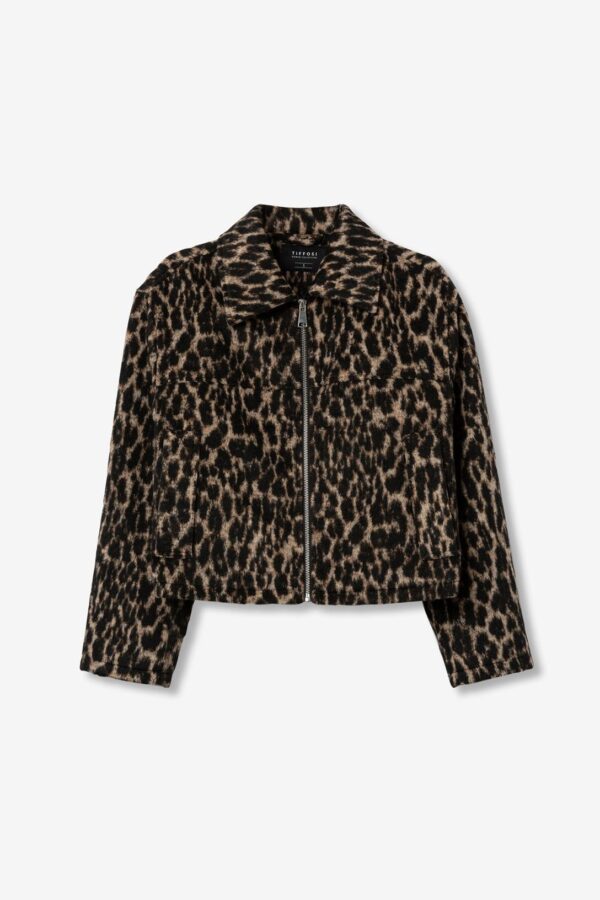 Tiffosi Classic Leopard Print Jacket - Image 2