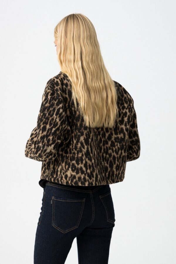 Tiffosi Classic Leopard Print Jacket - Image 4