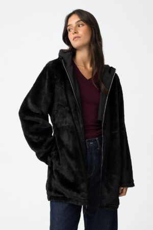 Tiffosi Reversible Relaxed Fit Parka - Black