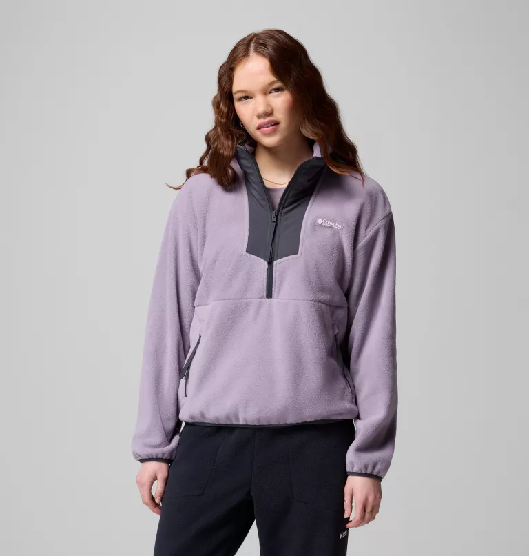 Columbia Sequoia Grove Half Zip Fleece - Shale Purple