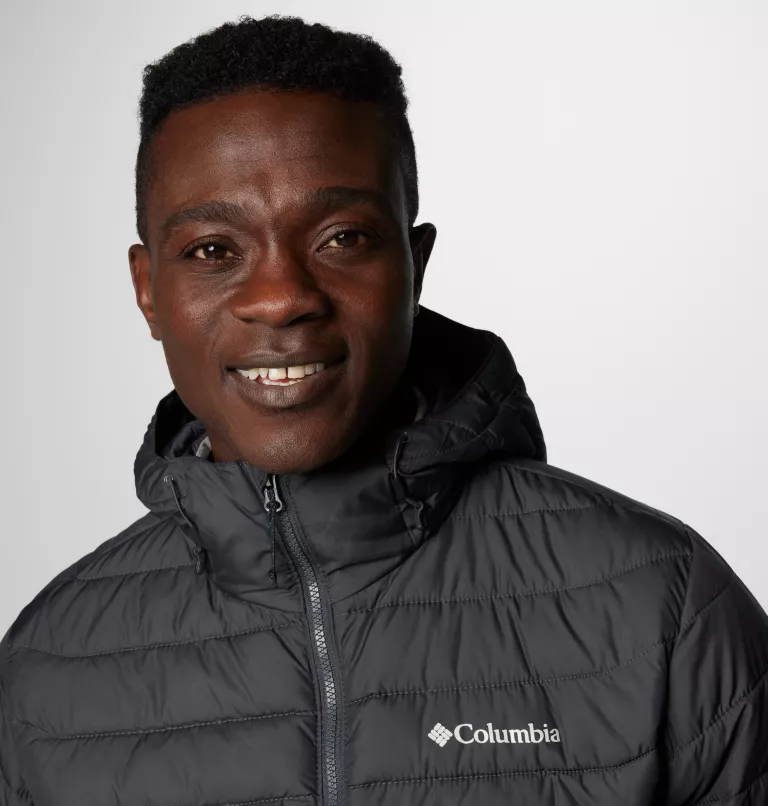 Columbia Powder Lite II Hooded Insulated Jacket - City Grey - Image 4