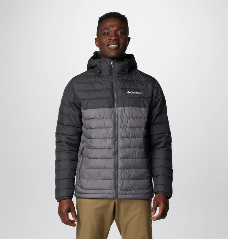 Columbia Powder Lite II Hooded Insulated Jacket - City Grey