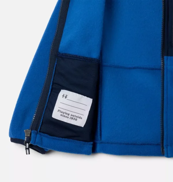 Columbia Kids Fast Trek IV Fleece Jacket - Blue - Image 3