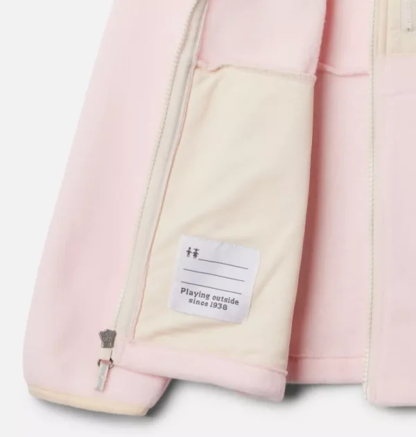 Columbia Kids Fast Trek IV Fleece Jacket - Satin Pink - Image 3