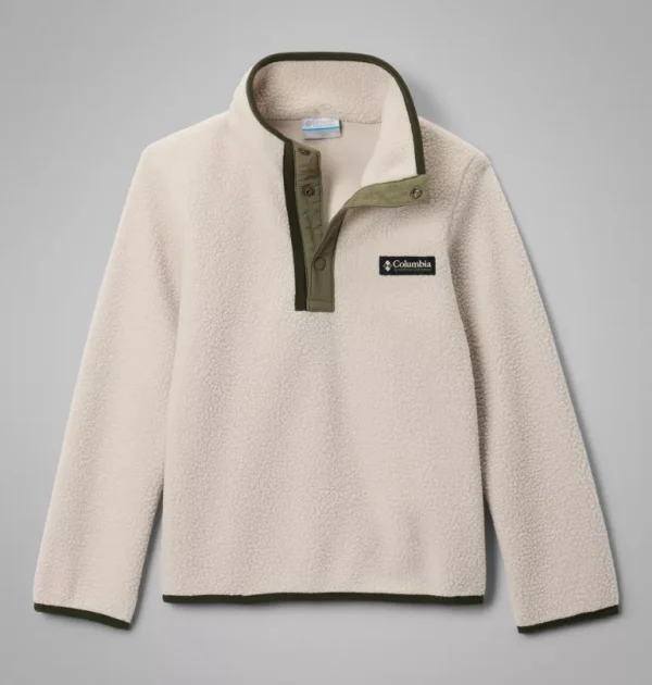 Columbia Kids Helvetia II Sherpa Half Snap Fleece - Dark Stone