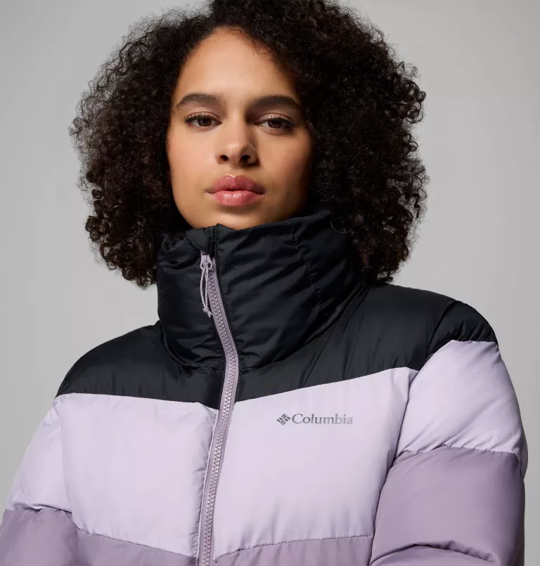 Columbia Puffect II Colourblock Puffer Jacket - Shale Purple - Image 5