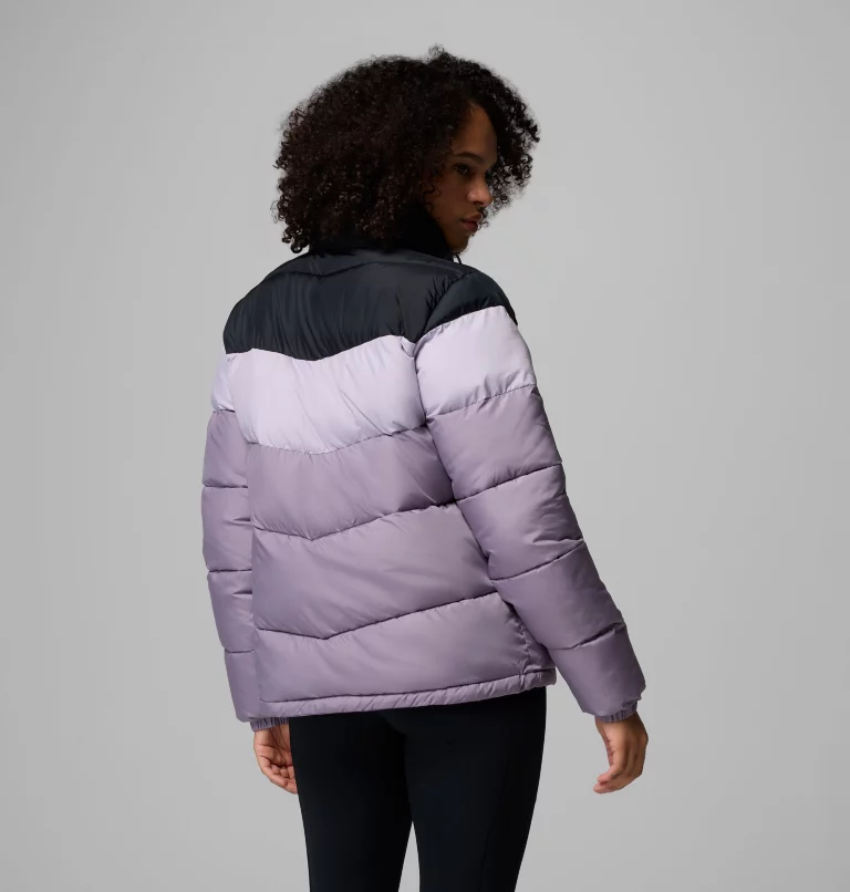 Columbia Puffect II Colourblock Puffer Jacket - Shale Purple - Image 2