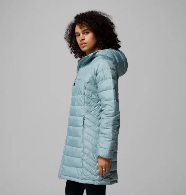 Columbia Powder Lite II Mid Insulated Jacket - Crushed Blue - Image 3