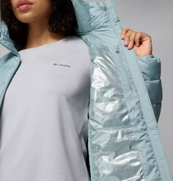 Columbia Powder Lite II Mid Insulated Jacket - Crushed Blue - Image 7
