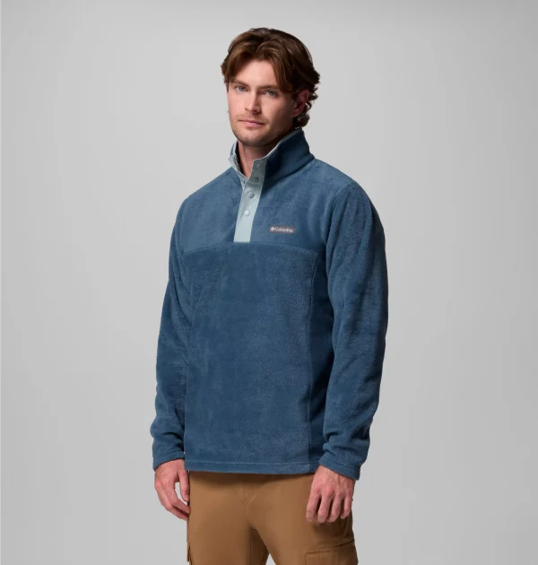 Columbia Steens Mountain II Half Snap Fleece - Everblue, Crushed Blue - Image 2