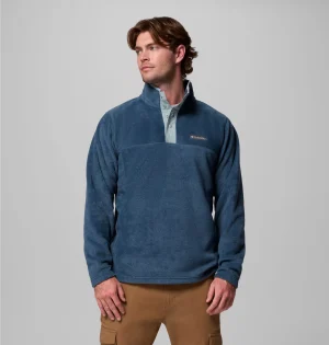 Columbia Steens Mountain II Half Snap Fleece - Everblue, Crushed Blue