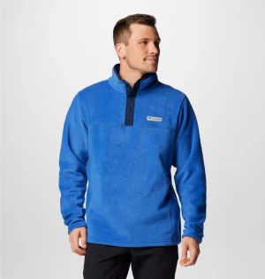 Columbia Steens Mountain II Half Snap Fleece - Mountain Blue, Collegiate Navy