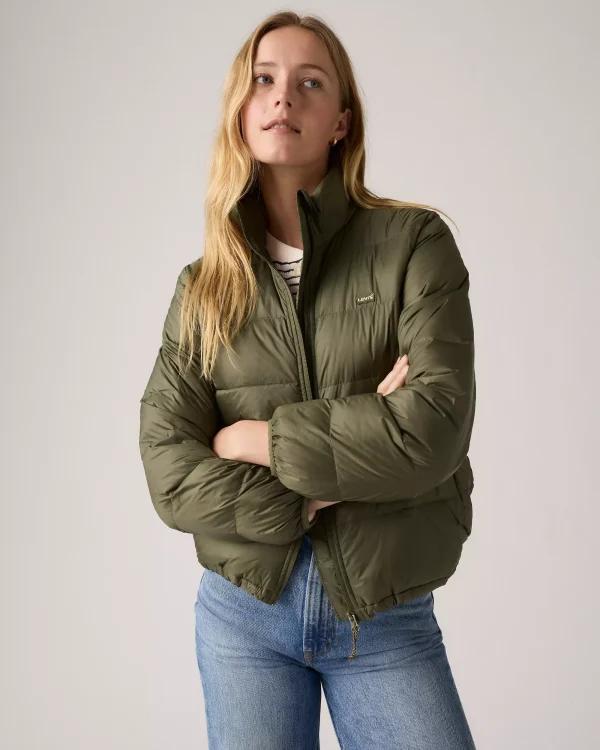 Levis Willa Down Packable Jacket - Ivy Green - Image 3