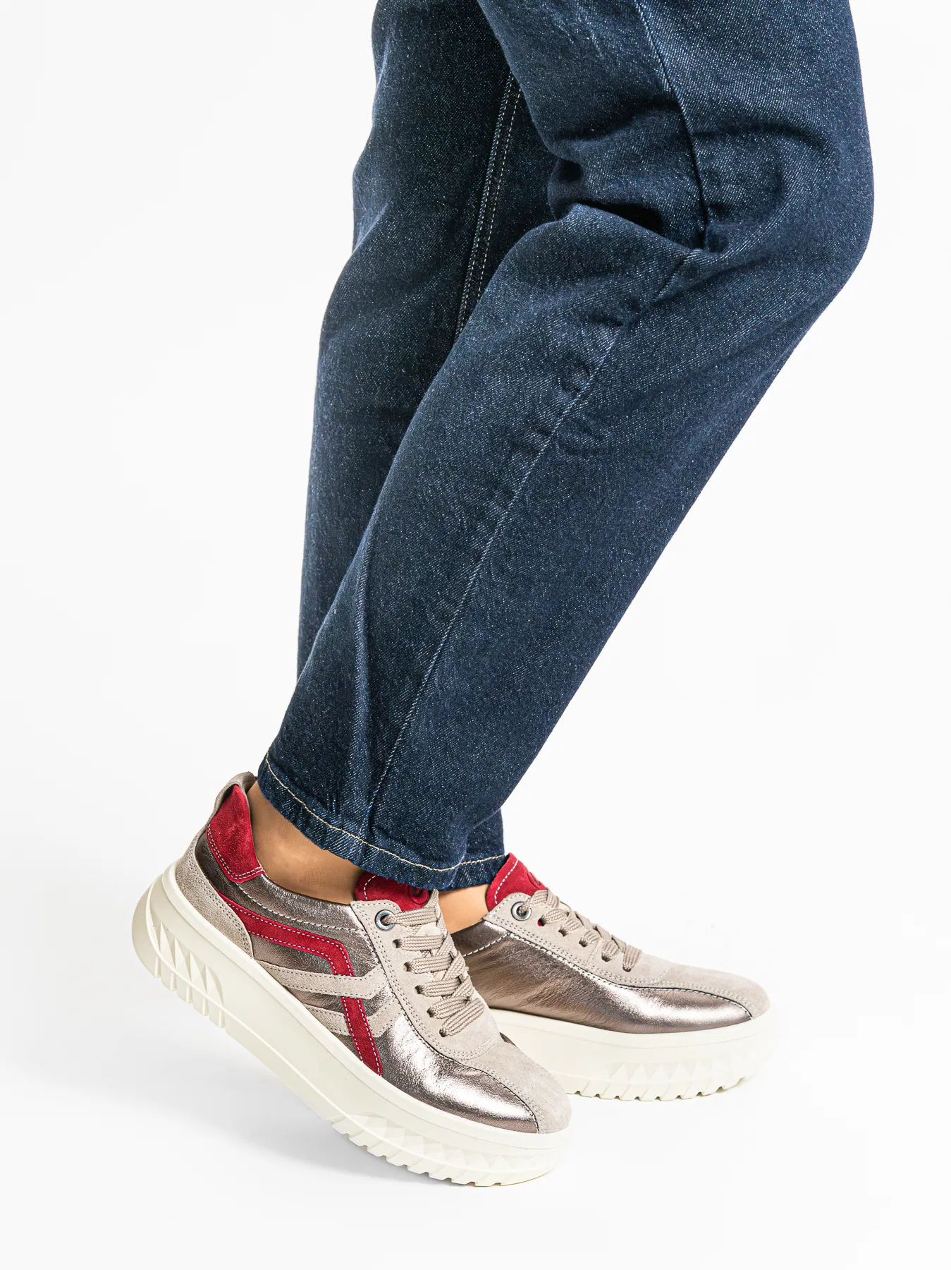 Ara Monaco Trainers - Cashmere/Wildberry - Image 2