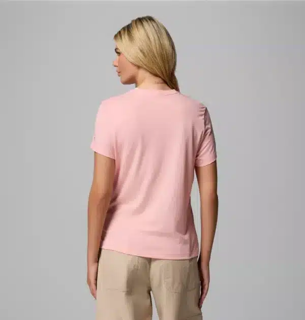 Columbia Ruby Springs Graphic T-Shirt - Pink Sand/ Get Hiked - Image 3