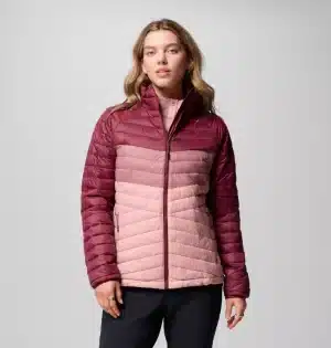 Columbia Powder Pass Insulated Jacket - Eraser Pink/Fig/Rich Wine
