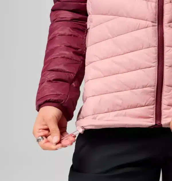 Columbia Powder Pass Insulated Jacket - Eraser Pink/Fig/Rich Wine - Image 4