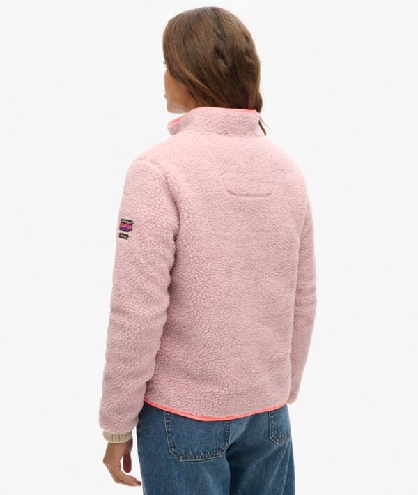 Superdry Outdoor Full Zip Fleece - Dusky Pink - Image 5