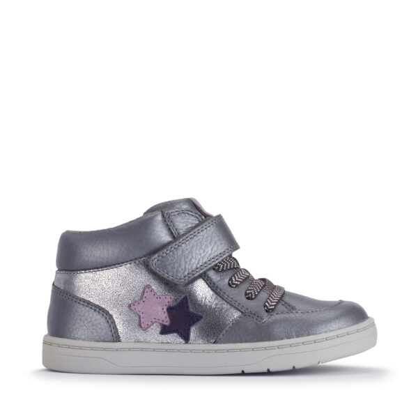 Start Rite Orbit Ankle Boots - Slate Grey Pearlised Leather