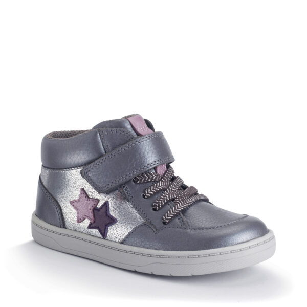Start Rite Orbit Ankle Boots - Slate Grey Pearlised Leather - Image 2