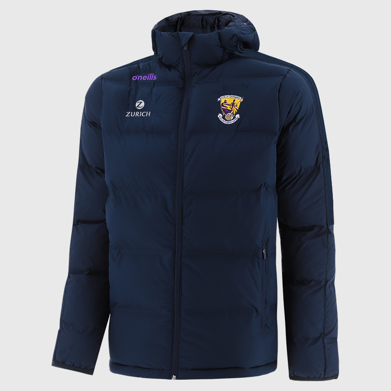 O'Neills Wexford GAA Hydra Hooded Padded Jacket - Marine/Purple