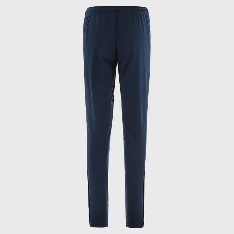 O'Neills Wexford GAA Hydra Brushed Skinny Tracksuit Bottoms - Marine / Amber / Purple - Image 3