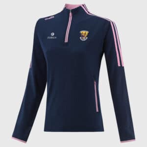 O'Neills Wexford GAA Hydra Brushed Half Zip Top Marine / Pink