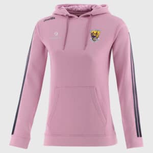 O'Neills Wexford GAA Women's Hydra Tech Fleece Pullover Hoodie Pink / Marine